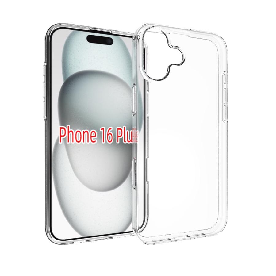 iPhone 16 Plus Clear TPU Cover 